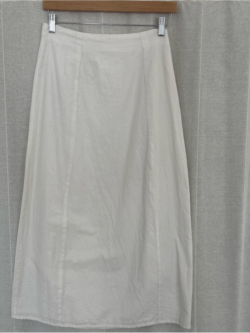 ASOS Cream Maxi A-Line Skirt